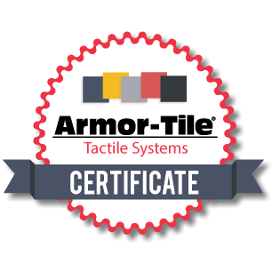 Armor-Tile Tactile System Certificate