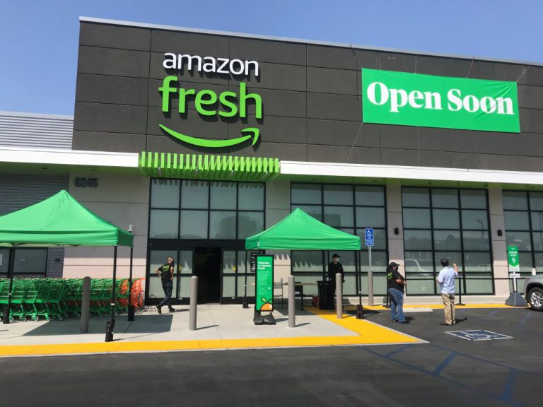 Displayed in Front of Flagship Amazon Fresh Location ArmorTile